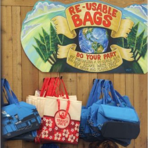 Trader Joe’s Reusable Grocery Tote Bag Nocturn - Picture 5 of 6